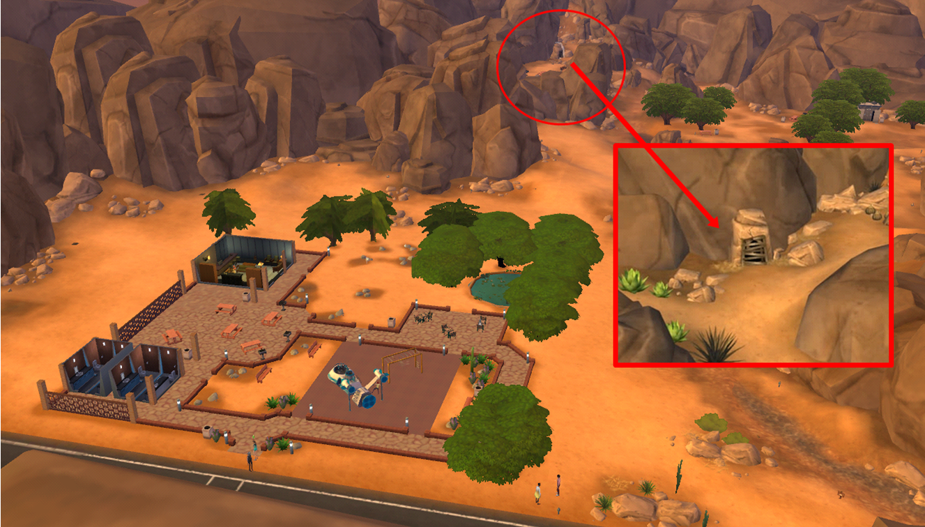 The Sims 4 Locais secretos GRUTA ESQUECIDA 